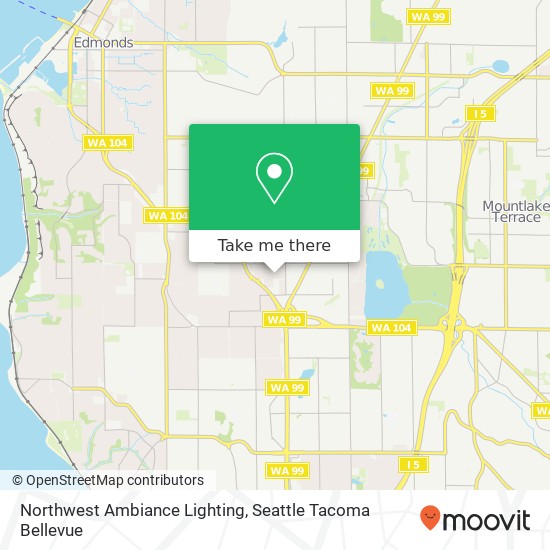 Northwest Ambiance Lighting map