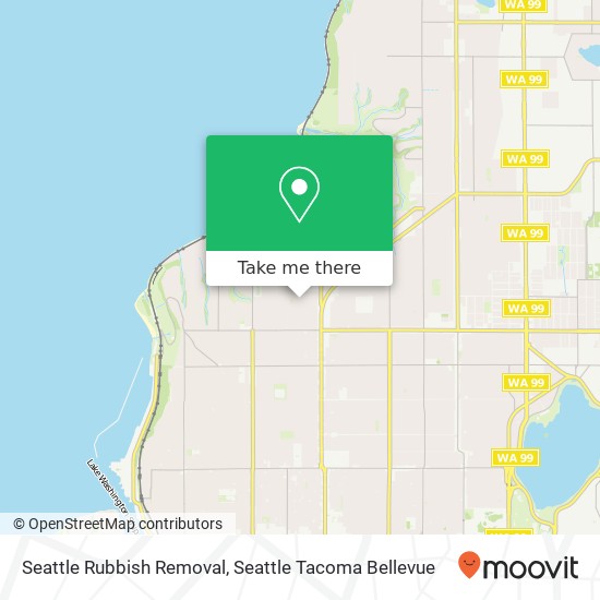 Seattle Rubbish Removal map