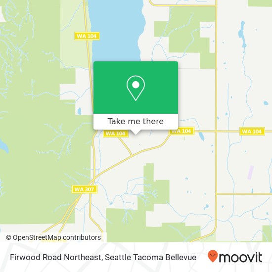 Mapa de Firwood Road Northeast