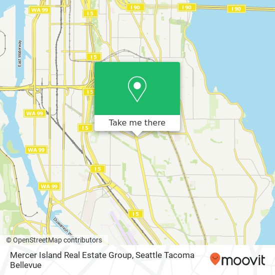 Mercer Island Real Estate Group map