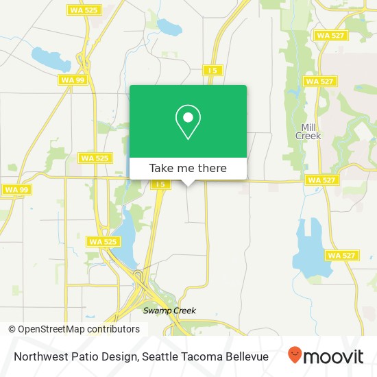Northwest Patio Design map