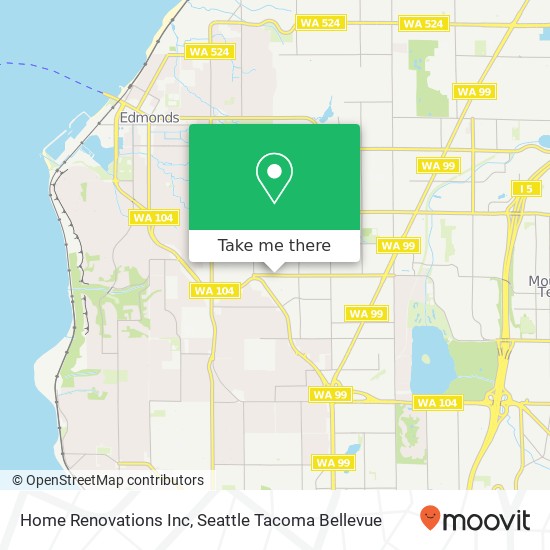 Home Renovations Inc map