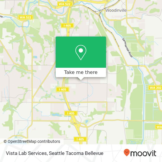 Vista Lab Services map