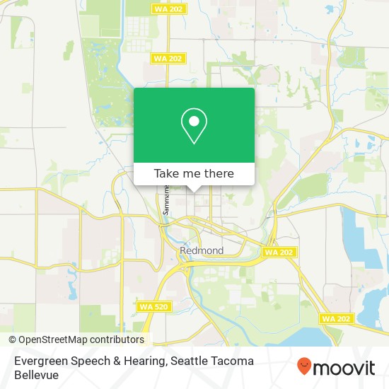 Mapa de Evergreen Speech & Hearing