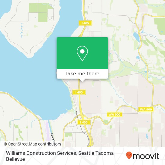 Mapa de Williams Construction Services