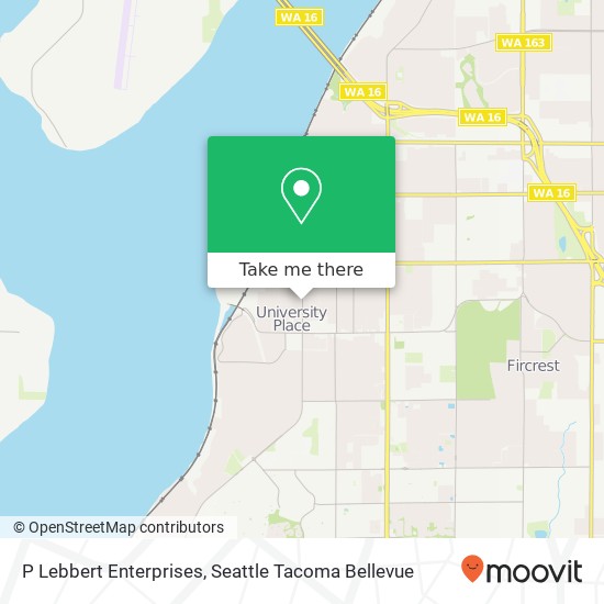 P Lebbert Enterprises map