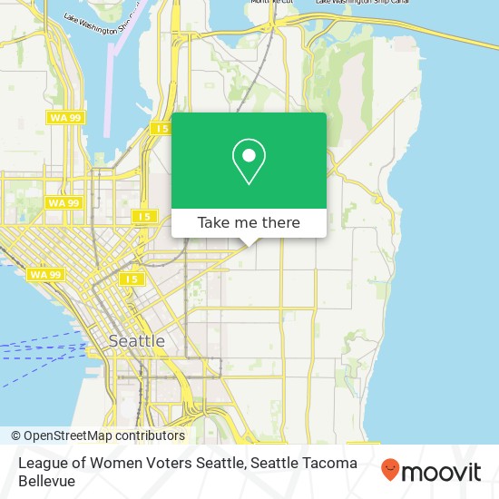 Mapa de League of Women Voters Seattle