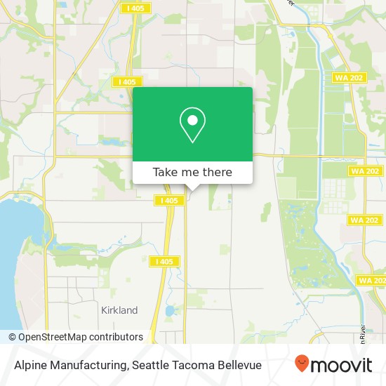 Mapa de Alpine Manufacturing
