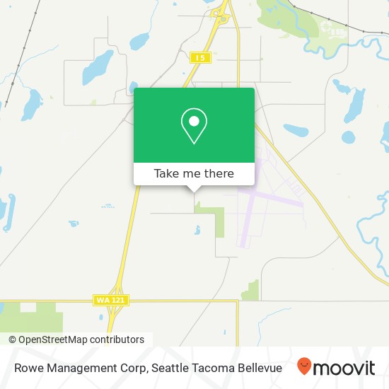 Rowe Management Corp map
