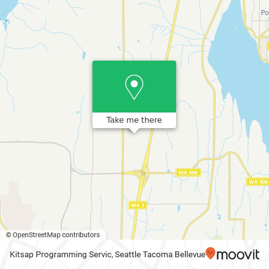 Kitsap Programming Servic map