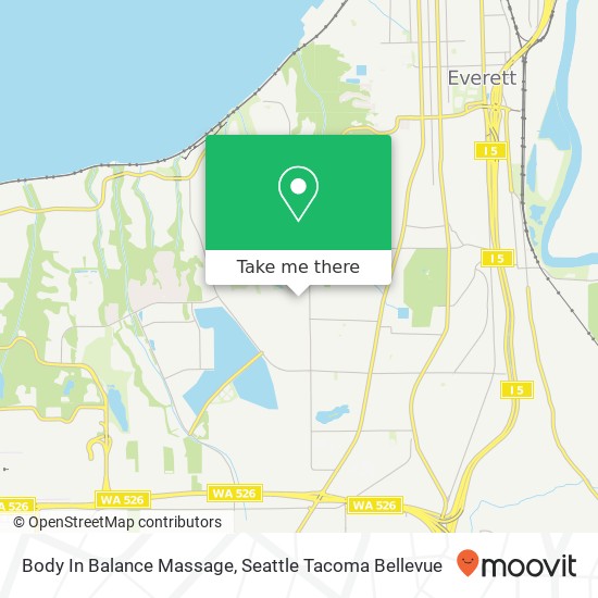 Body In Balance Massage map