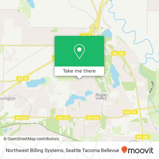 Northwest Billing Systems map