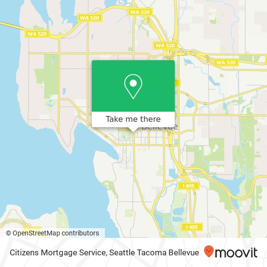 Citizens Mortgage Service map