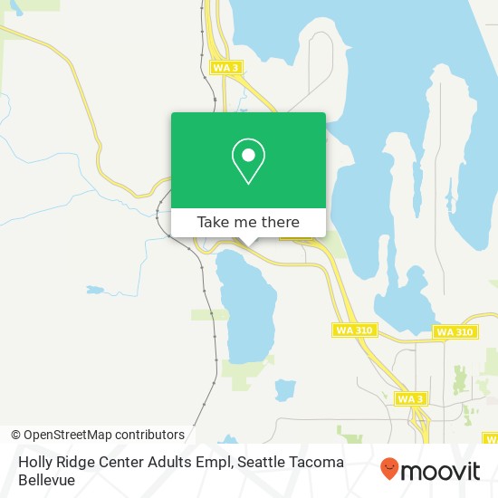Mapa de Holly Ridge Center Adults Empl