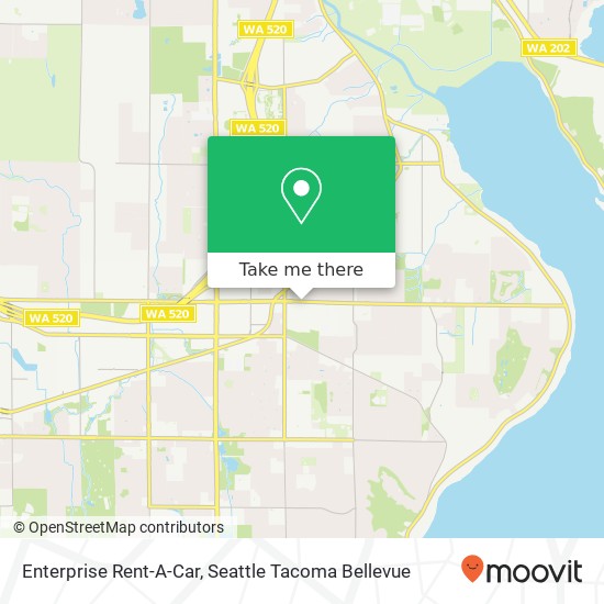 Enterprise Rent-A-Car map