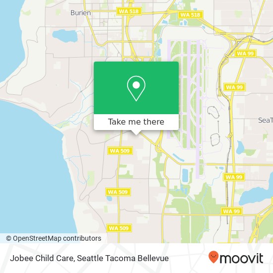 Jobee Child Care map