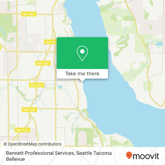 Mapa de Bennett Professional Services