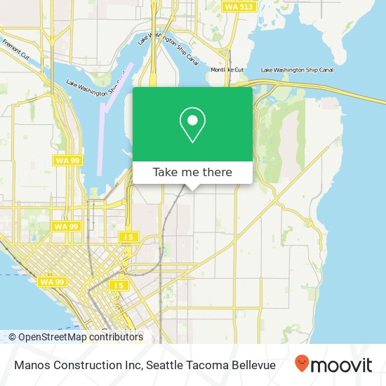 Manos Construction Inc map