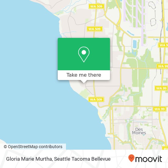 Gloria Marie Murtha map