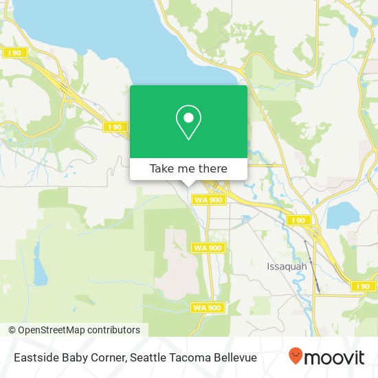 Eastside Baby Corner map