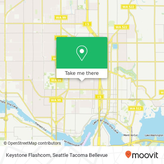 Mapa de Keystone Flashcom