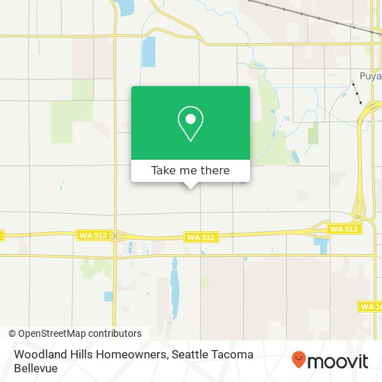 Mapa de Woodland Hills Homeowners