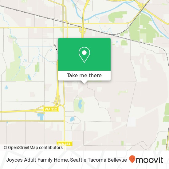 Joyces Adult Family Home map
