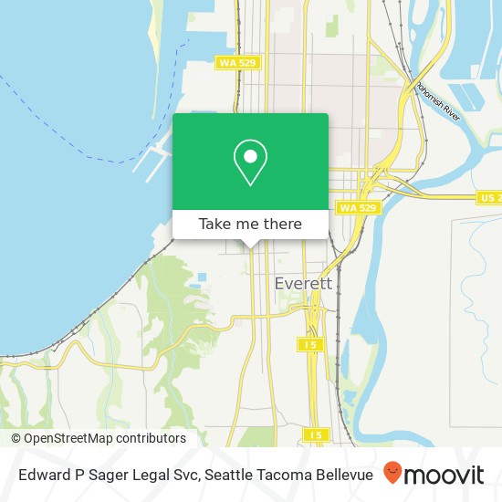 Edward P Sager Legal Svc map