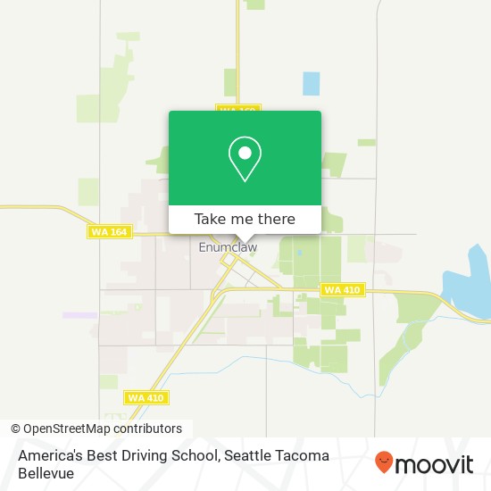 Mapa de America's Best Driving School