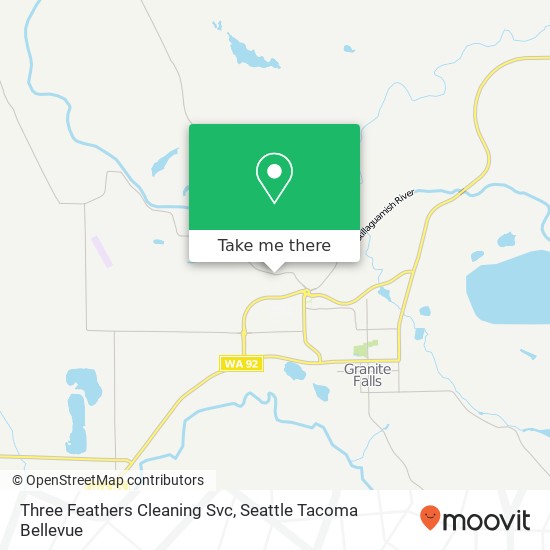 Mapa de Three Feathers Cleaning Svc