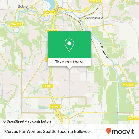 Curves For Women map