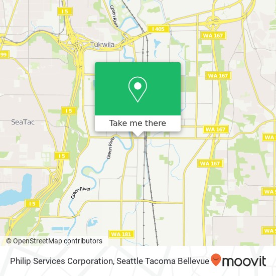 Philip Services Corporation map