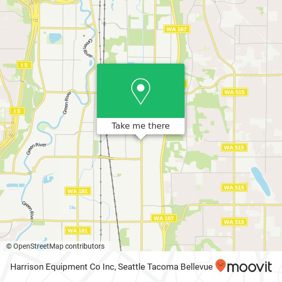 Harrison Equipment Co Inc map