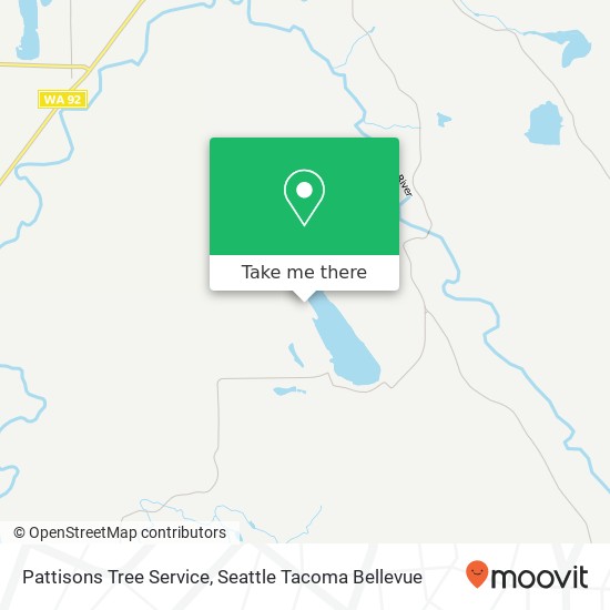 Pattisons Tree Service map