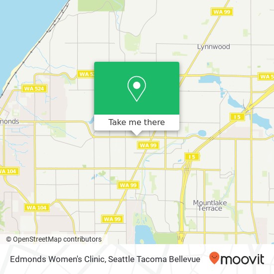 Edmonds Women's Clinic map