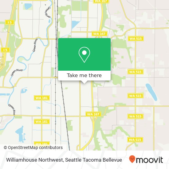 Williamhouse Northwest map