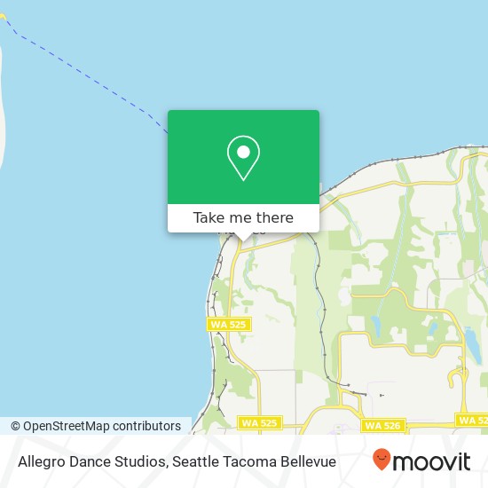 Allegro Dance Studios map