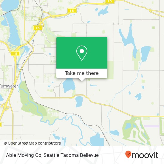 Able Moving Co map