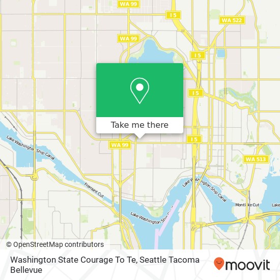 Mapa de Washington State Courage To Te