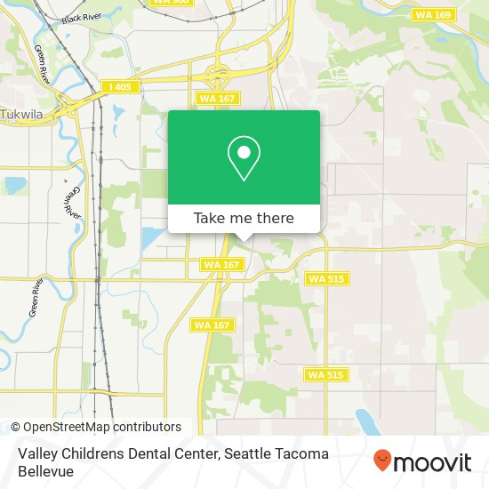 Mapa de Valley Childrens Dental Center