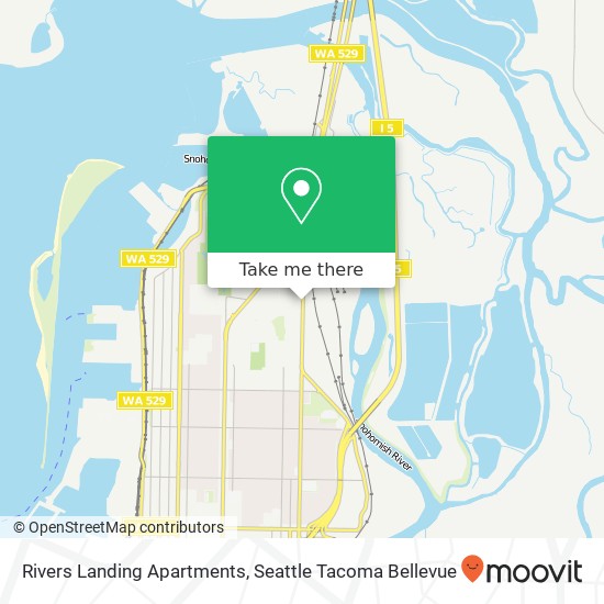 Mapa de Rivers Landing Apartments