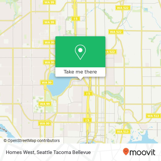 Homes West map