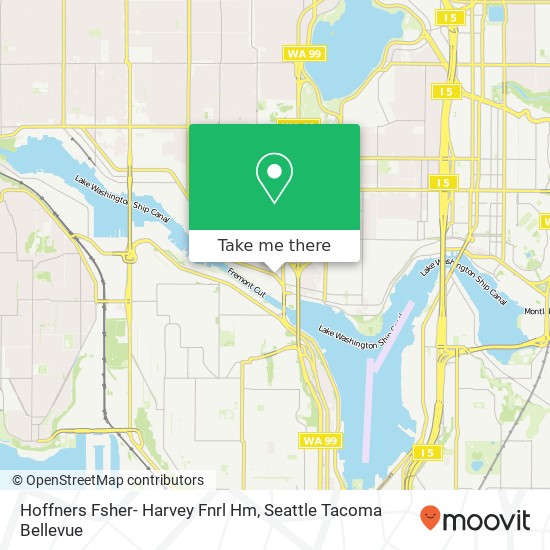 Hoffners Fsher- Harvey Fnrl Hm map