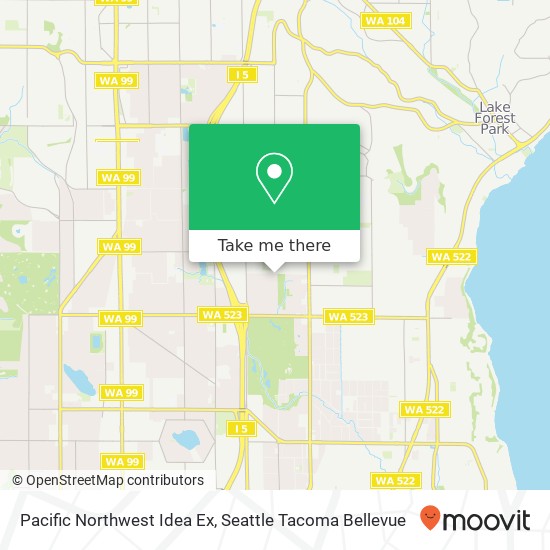 Pacific Northwest Idea Ex map