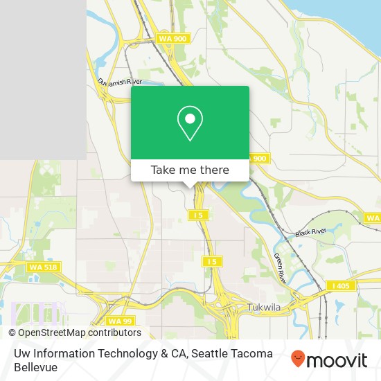 Mapa de Uw Information Technology & CA