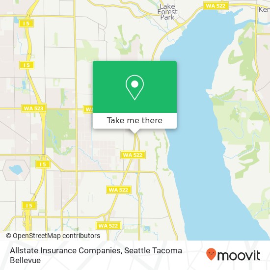 Allstate Insurance Companies map