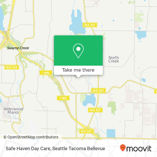 Mapa de Safe Haven Day Care