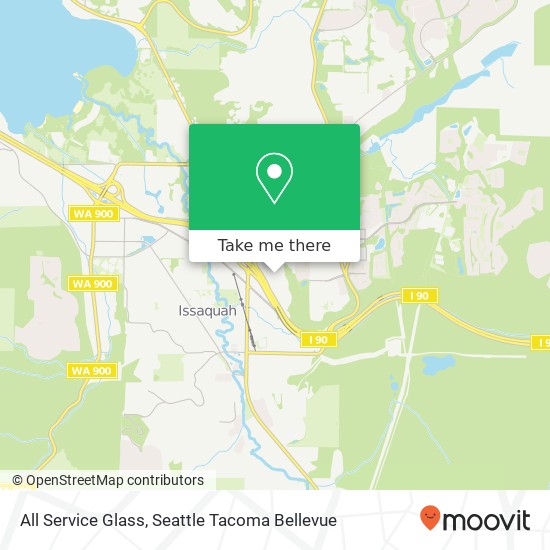 All Service Glass map