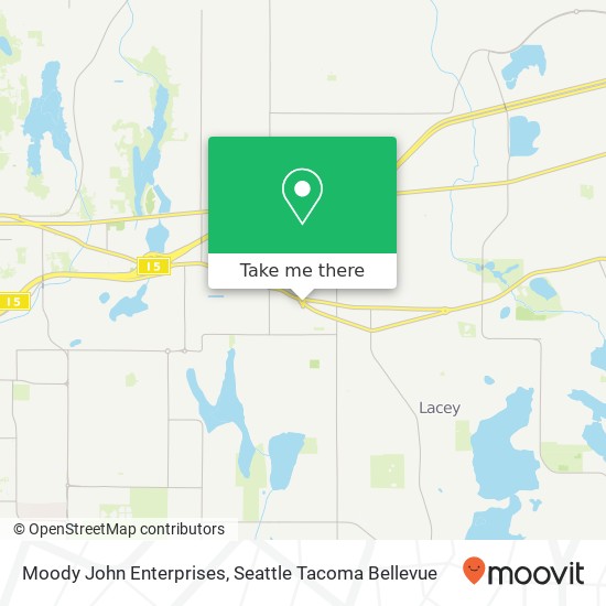 Moody John Enterprises map