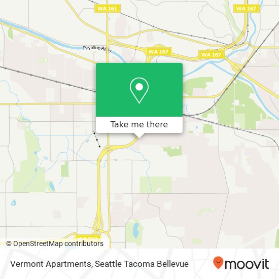 Mapa de Vermont Apartments